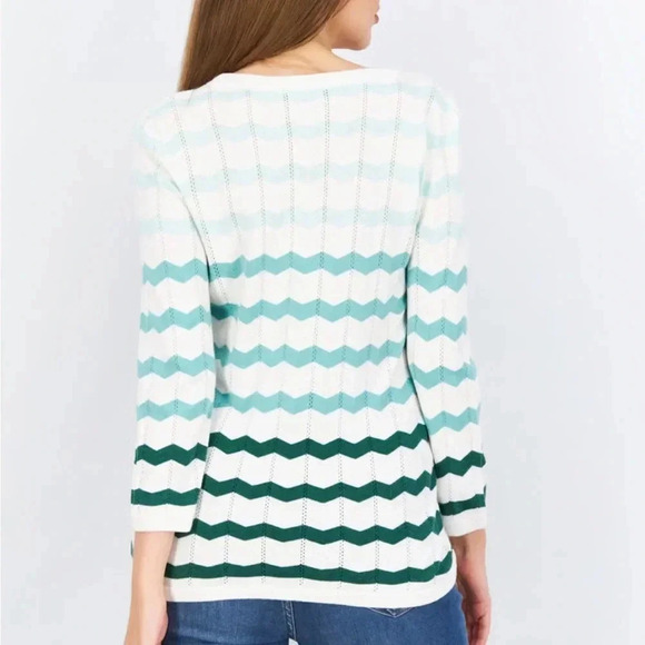 NWT 41 Hawthorn grinds pointelle sweater size large - Picture 3 of 11